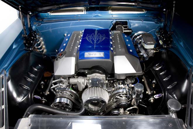 1969yカマロのエンジンは500hpを発揮するLS3