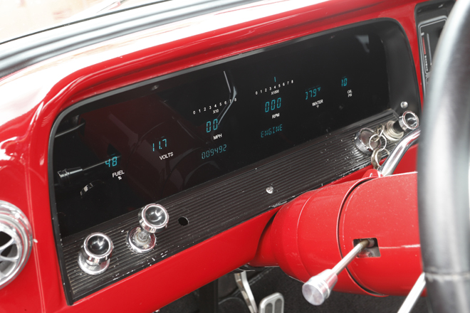 ピックアップトラック シボレー C-10　メーターパネル