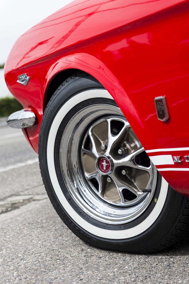 1965y FORD MUSTANG GT COUPE　スタイルドスチール”ホイール（14×6）