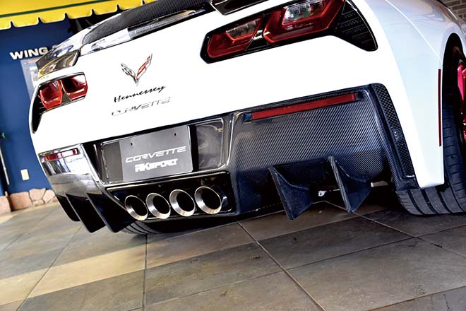 C7コルベットがベースRKスポーツのボディキット リアディフューザー