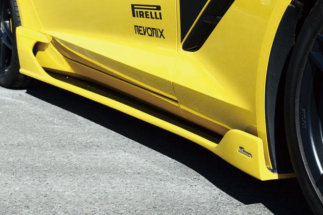 2014y Chevrolet Corvette C7 2LTレボリックス　サイドスカート