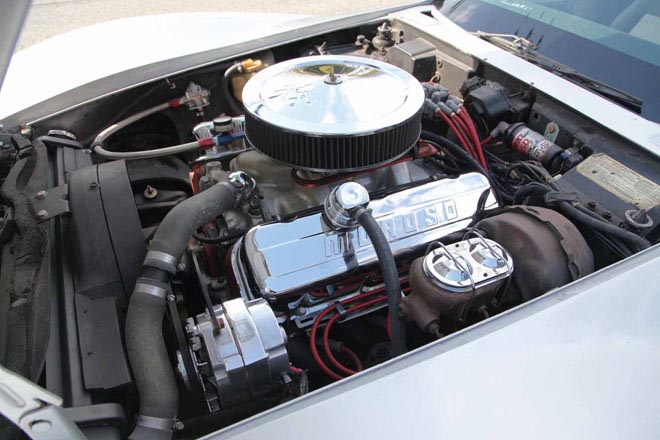 73年型C3コルベット　350エンジン