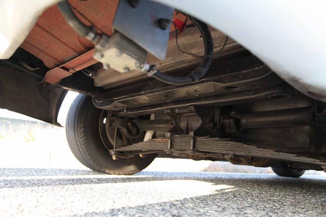 73年型C3コルベット　ショックやサスはコルベットに特化したアフターマーケットブランドのVBP（Vette Brakes and Products）社製