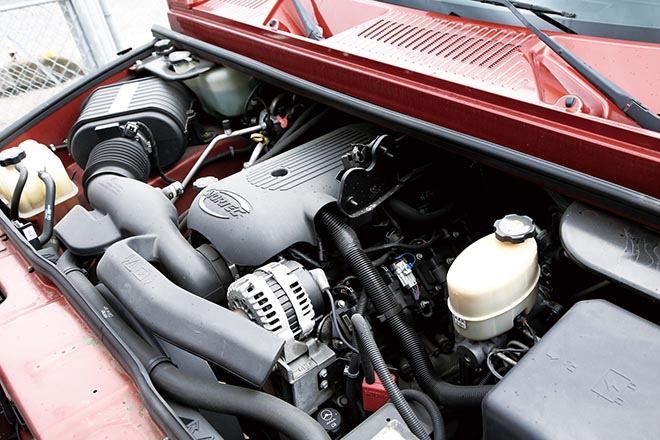 パワーユニットは6.0ℓ／V8ガソリンのVORTECエンジン