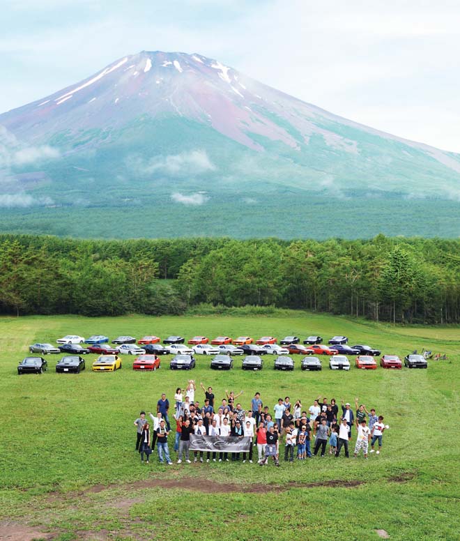 Dodge Challenger Only Meeting 　富士山背景記念写真