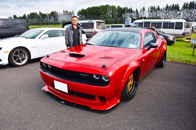 2017アメマガミーティング 北海道 赤い車