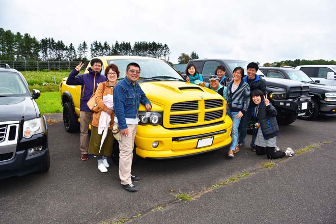 2017アメマガミーティング 北海道 黄色い車