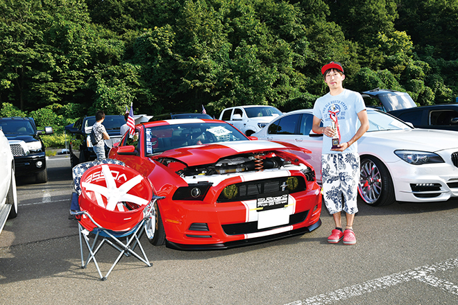 2017アメマガキャラバン新潟　2014 MUSTANG