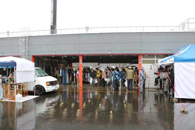 もてぎスーパーアメリカンサンデー　雨
