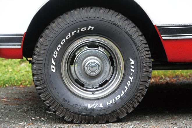 装着タイヤはBFグッドリッチのオールテレーンT/Aをチョイス。