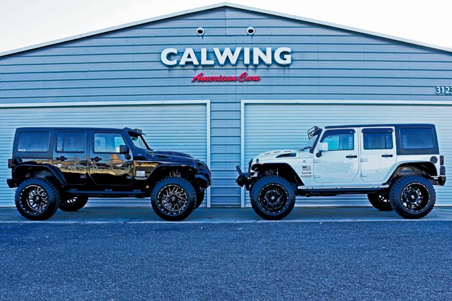 JEEP WRANGLER UNLIMITED CALWING / 213MOTORING、LA BAD WRANGLER CALIFORNIA MUDSTAR