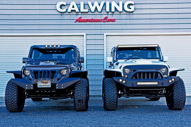 JEEP WRANGLER UNLIMITED CALWING / 213MOTORING、LA BAD WRANGLER CALIFORNIA MUDSTAR