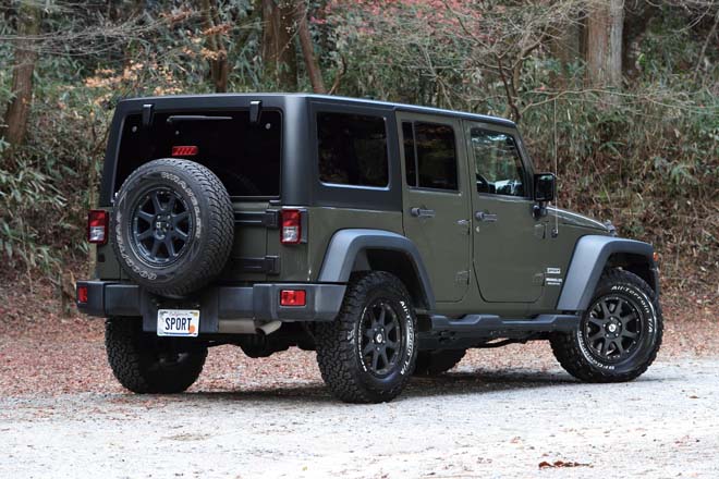 JEEP WRANGLER UNLIMITED、ジープラングラーアンリミテッド