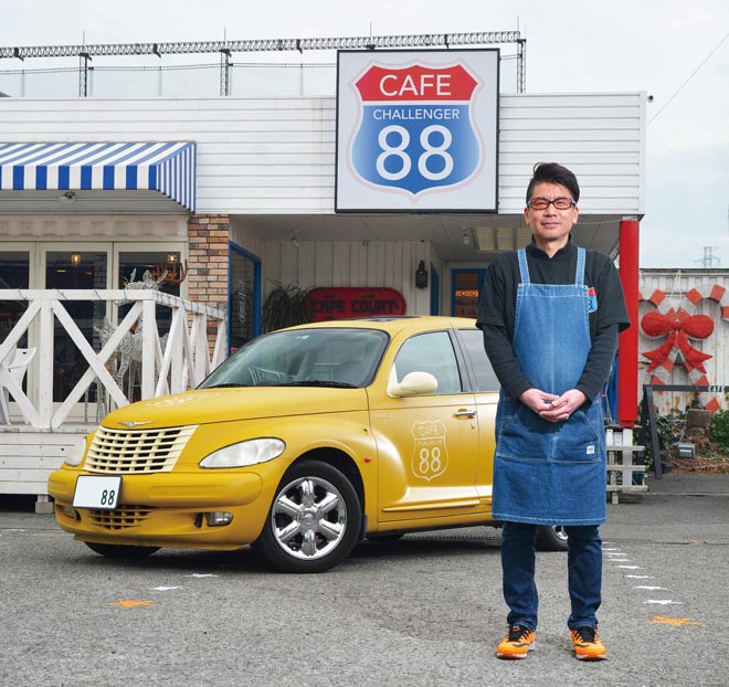 クライスラーPTクルーザー、CHRYSLER PT CRUISER、cafe challenger88、チャレンジャー88