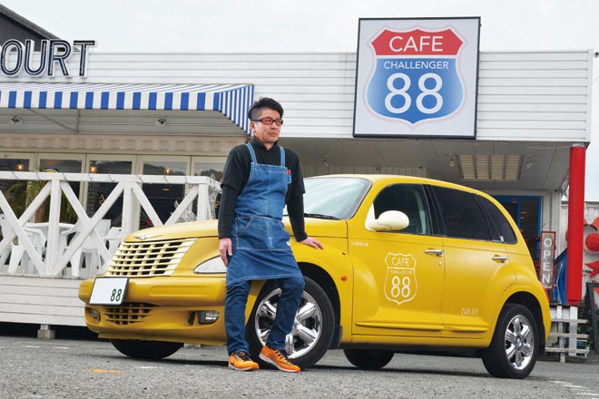 クライスラーPTクルーザー、CHRYSLER PT CRUISER、cafe challenger88、チャレンジャー88