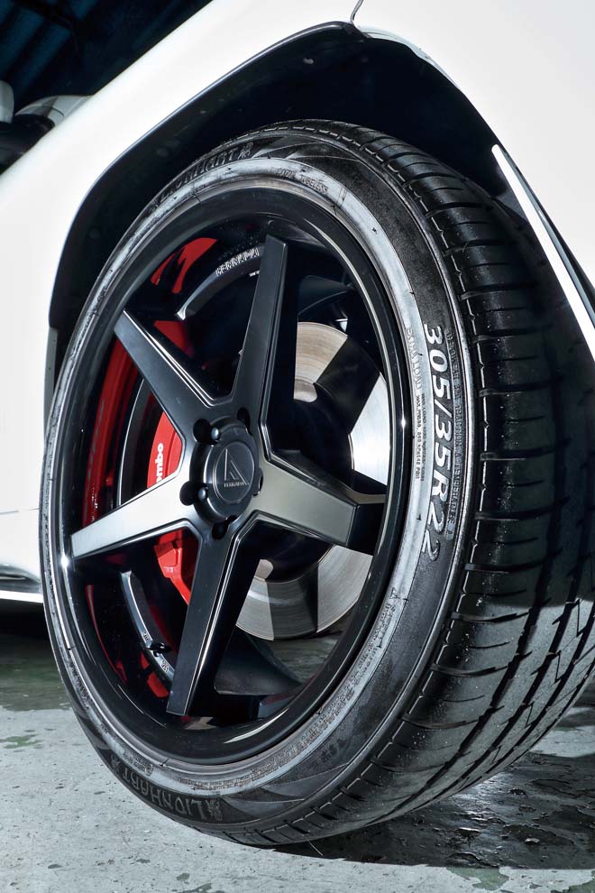 FERRADA・FR3マットブラックの22×10.5J