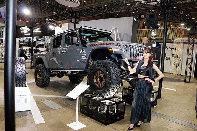 NITTOブースではJEEP GLADIATOR RUBICON