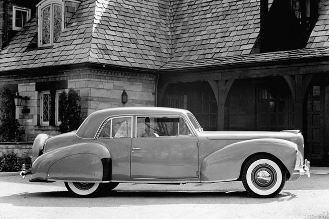 1940 Lincoln Continental coupe (neg 130692-001).