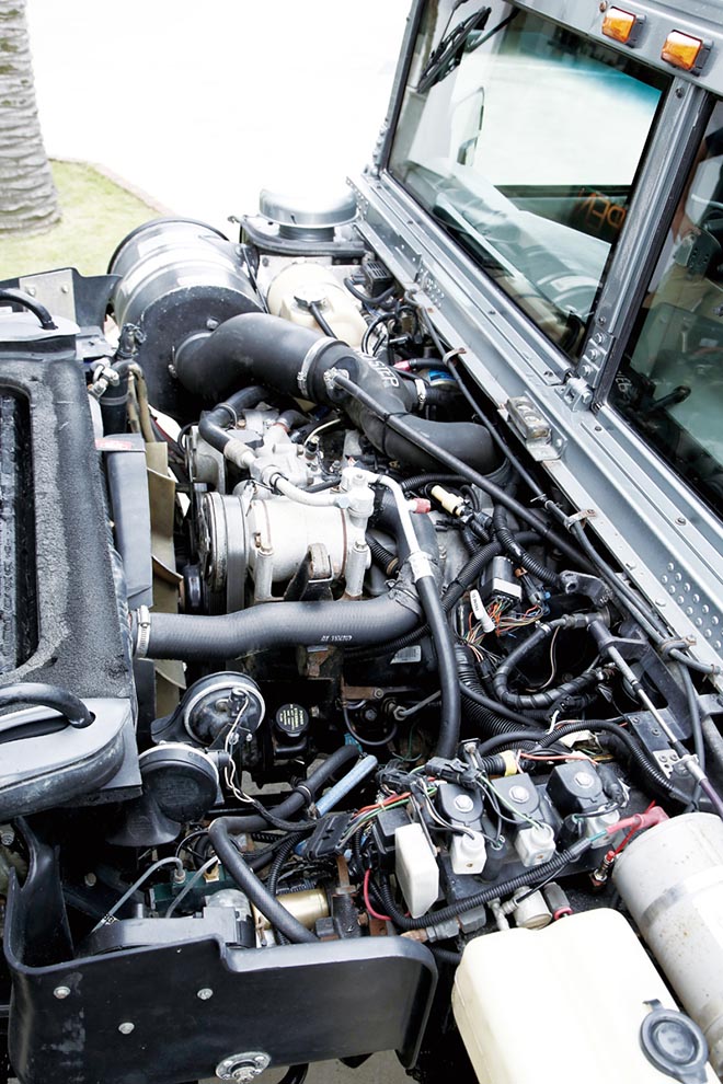 パワーユニットは'96年型から登場した6.5ℓ／V8ターボディーゼル
