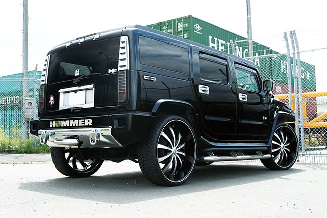 ハマーH2　リア　バックスタイル