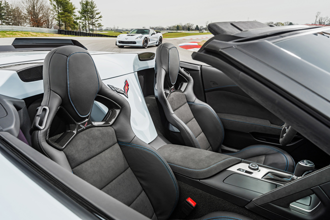 Carbon 65 Edition convertibles feature carbon-fiber tonneau inserts.