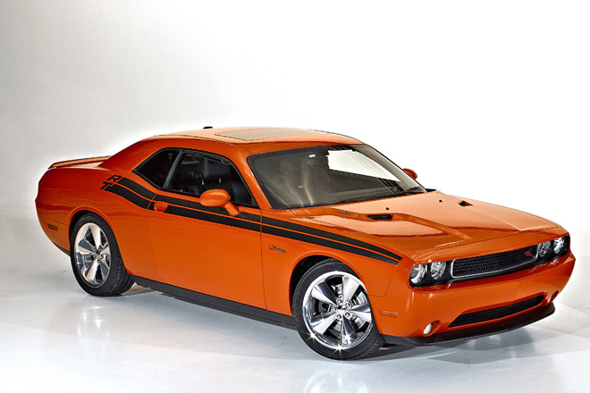 2013 Dodge Challenger R/T Classic (left) with Challenger SRT8 39