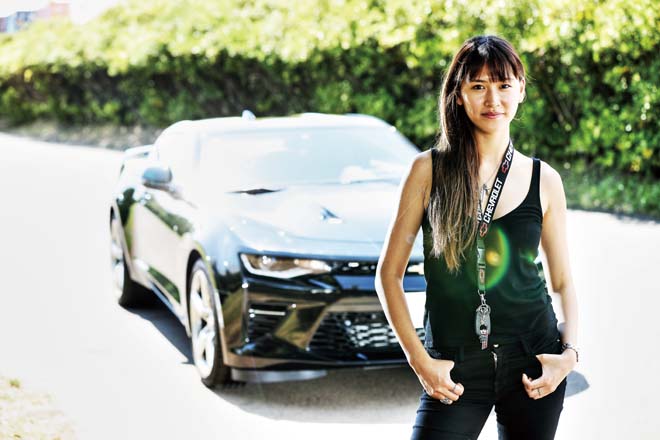 坂井香、2018y CHEVROLET CAMARO SS、2018年 シボレーカマロSS