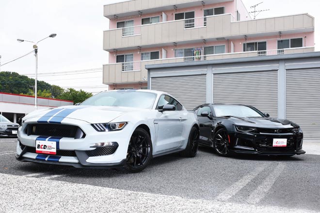 Ford Mustang SHELBY GT350、Chevrolet Camaro ZL1