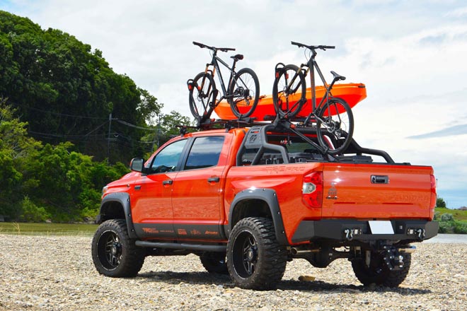 タンドラ Trd Proで遊びも走りも豪快に アウトドアで映える4 4trucks