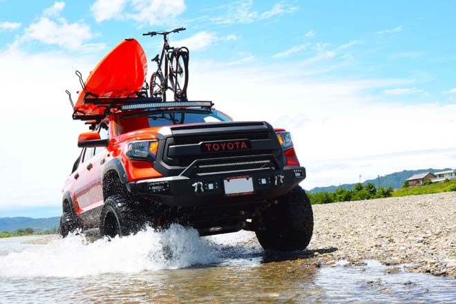 タンドラ Trd Proで遊びも走りも豪快に アウトドアで映える4 4trucks タンドラ Trd Proで遊びも走りも豪快に アウトドアで映える4 4trucks