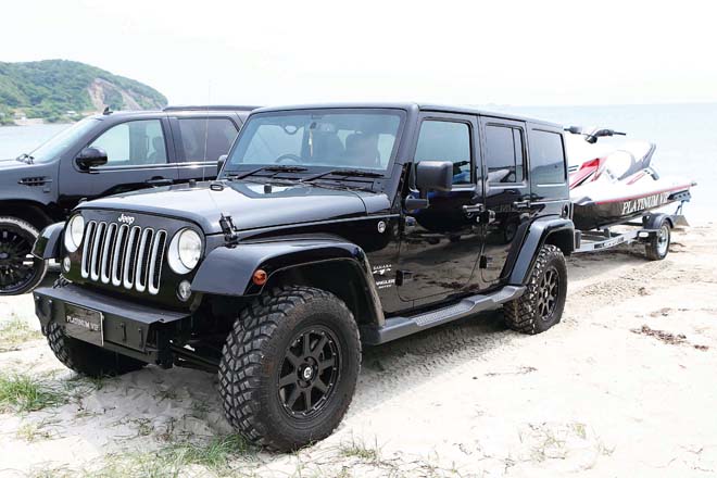 ジープラングラーアンリミテッド、Jeep Wrangker Unlimited with Yamaha FX HO