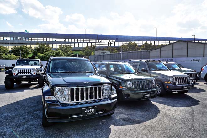 正規ディーラーの経験を活かし ジープ現行車種をアウトレット価格で販売