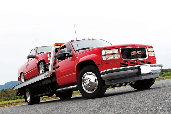 C1500が小さく見えるほどの巨体 フルサイズボディも難なく積載可能 Gmc Sierra 3500hd Rollback Truck