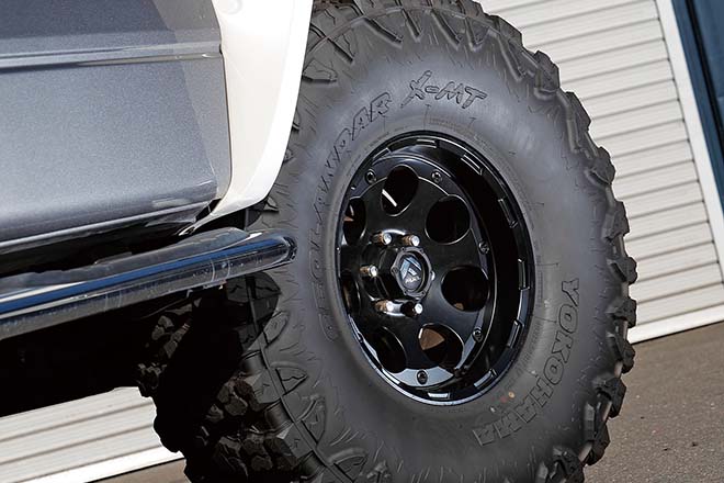 ホイールはFUEL・D608をチョイス