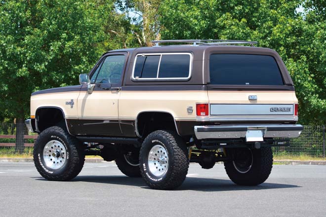 1985 CHEVROLET K5 BLAZER × LIFT UP