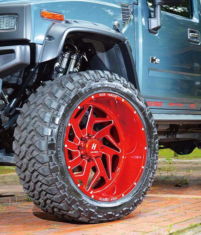 HIGH FORGED26インチはRED MILLEDの14J