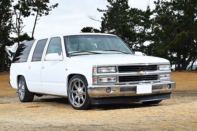 愛車サバーバンは 子育てでドリフトはお預けでも車高短は譲れない