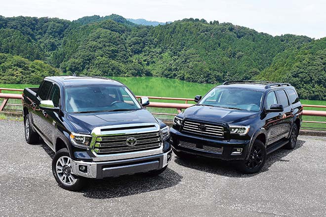 Usトヨタのツートップ タンドラ セコイアを改めて眺めてみる